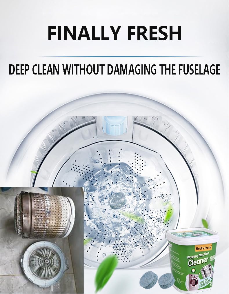 Finally Fresh Washing Machine for Front Loaders & Top loaders, 20 Packs Washer, Washer Machine for Sensitive Skin, Suitable for All Washing Machine Include HE Washing Machines. - Image 3